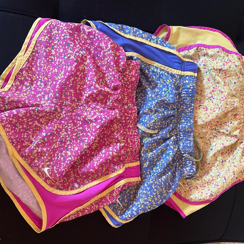 3 nikes shorts